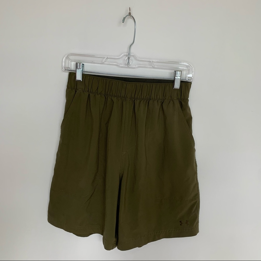Under Armour Olive Green Athletic Shorts